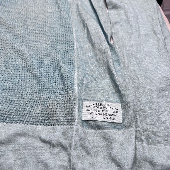 Diesel Men’s K-Bin Lightweight V Neck Cardigan for Summer - Size XXL - Picture 6 of 10